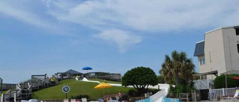 Indoor pool, outdoor pool