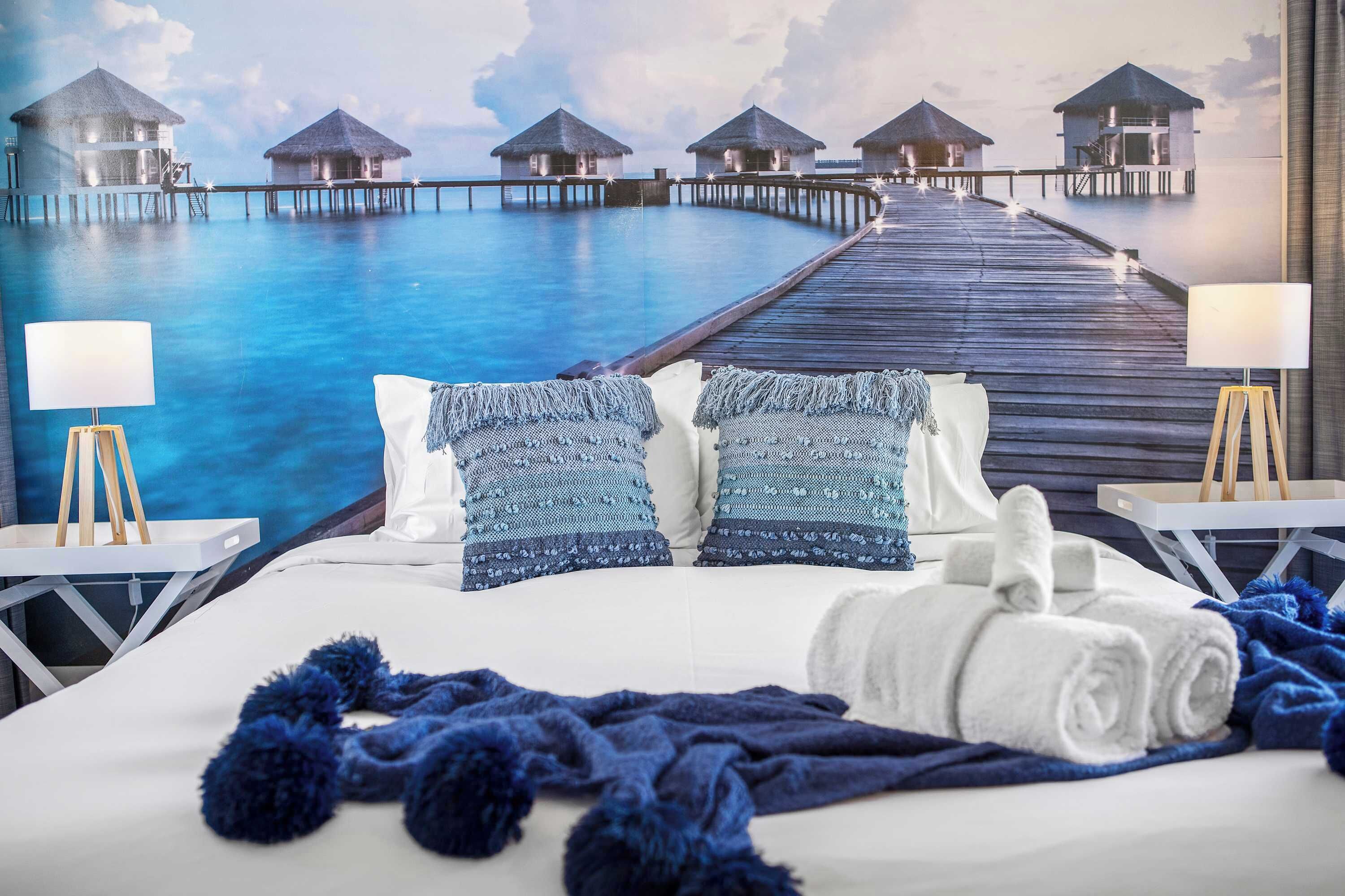 1 soverom, strykejern/-brett, wi-fi og sengetøy