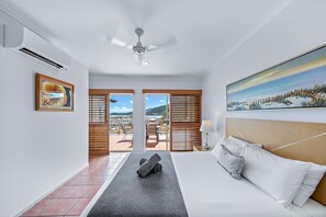 2 bedrooms, iron/ironing board, WiFi, bed sheets - Spa Haven 17A - Ocean View | WiFi | Pool (Airlie Beach)