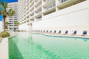 Indoor pool, a heated pool