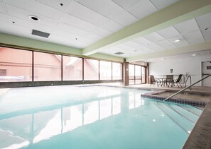 Indoor pool, outdoor pool