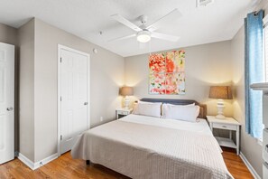 2 bedrooms, iron/ironing board, free WiFi, bed sheets