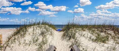 Aan het strand