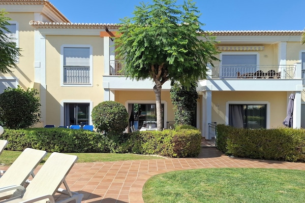 Large terrace with direct access to the pool.