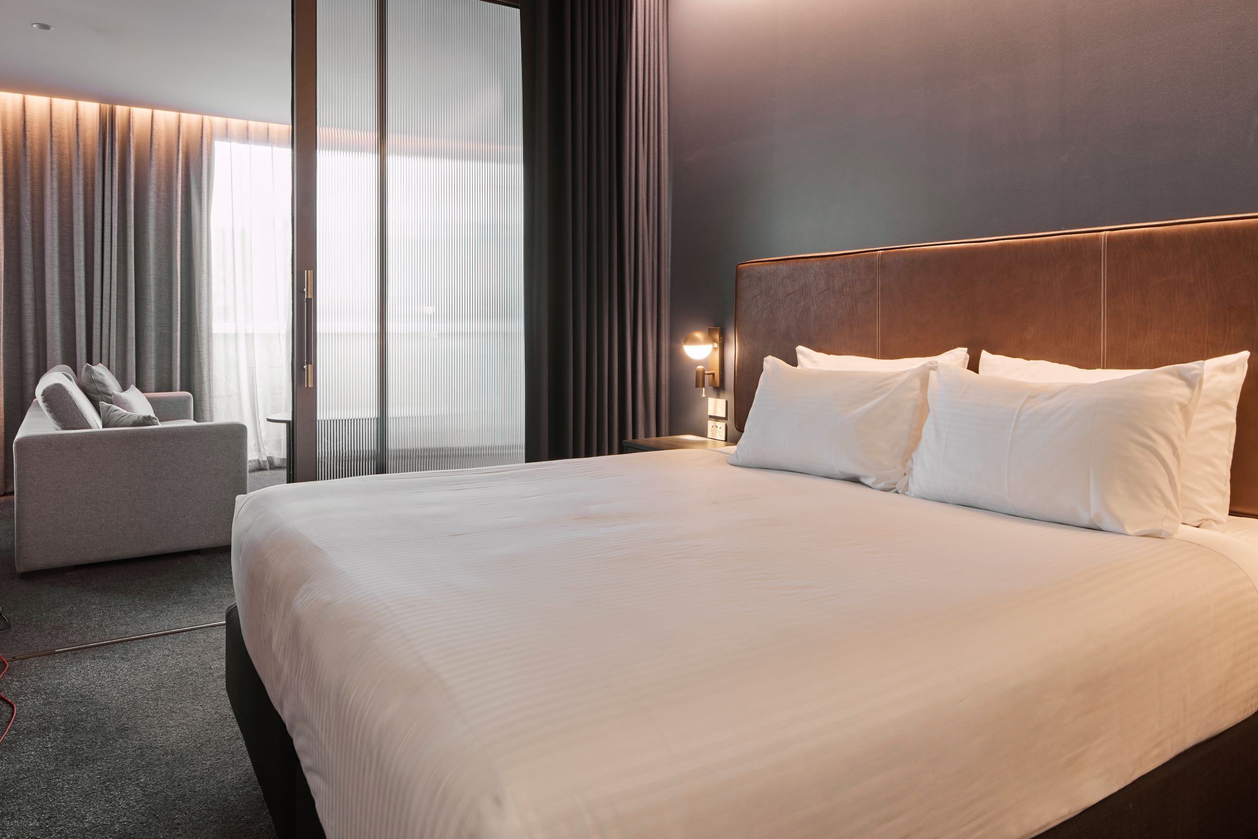 deluxe two bedroom king apartment | 1 bedroom, minibar, in-room safe, desk