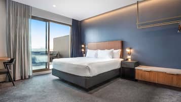 Premium bedding, pillowtop beds, minibar, in-room safe