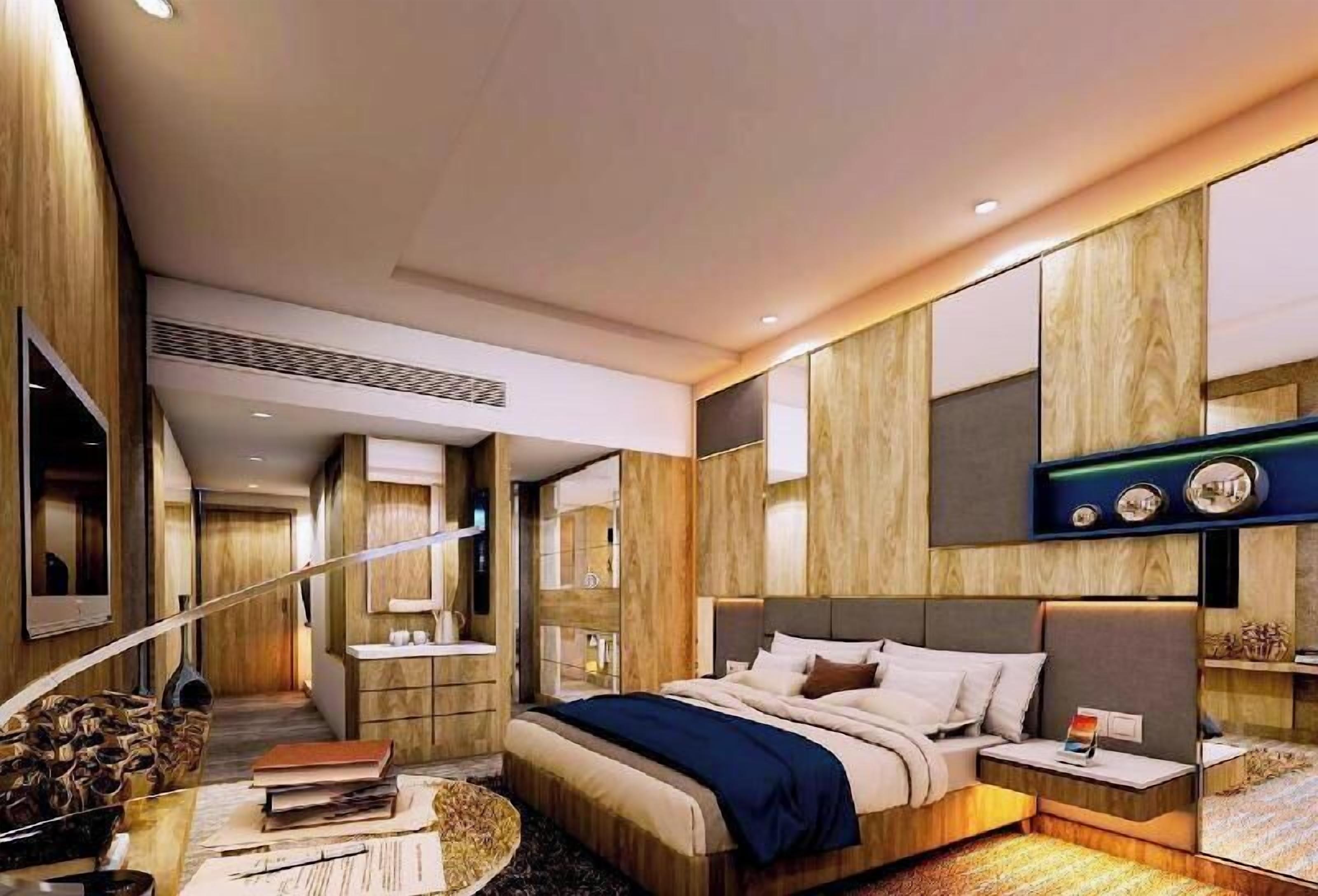 Egyptian cotton sheets, premium bedding, minibar, in-room safe