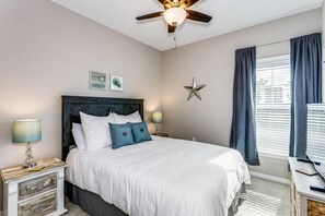 4 bedrooms, iron/ironing board, free WiFi, bed sheets