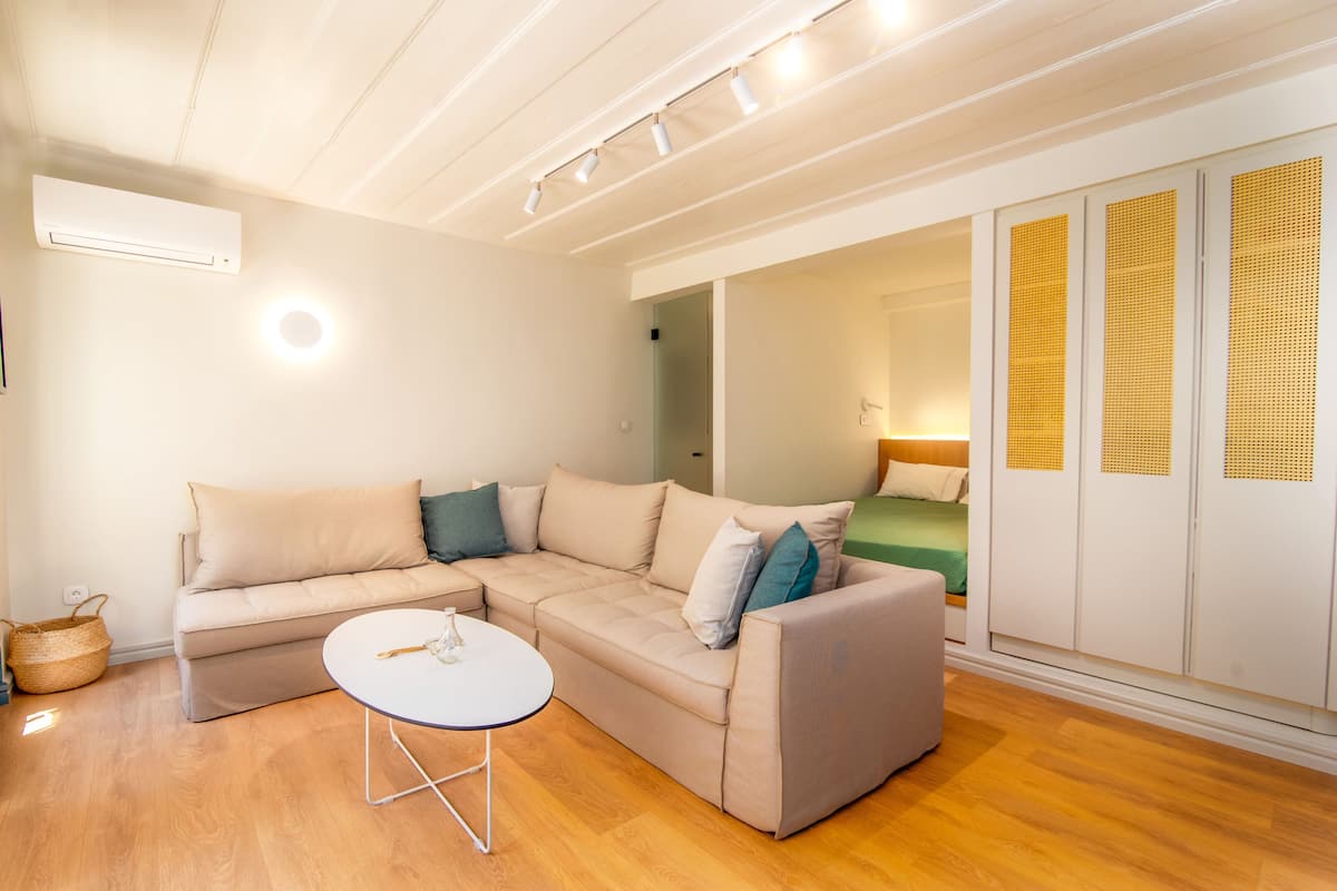 شقة فاخرة - سرير مزدوج مع أريكة سرير | غرفة المعيشة