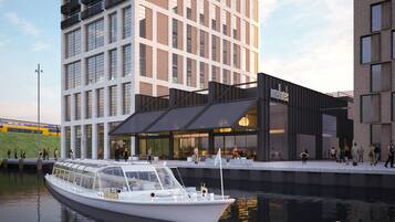 Overnatningsstedets facade