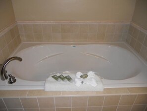 Towels, soap, toilet paper