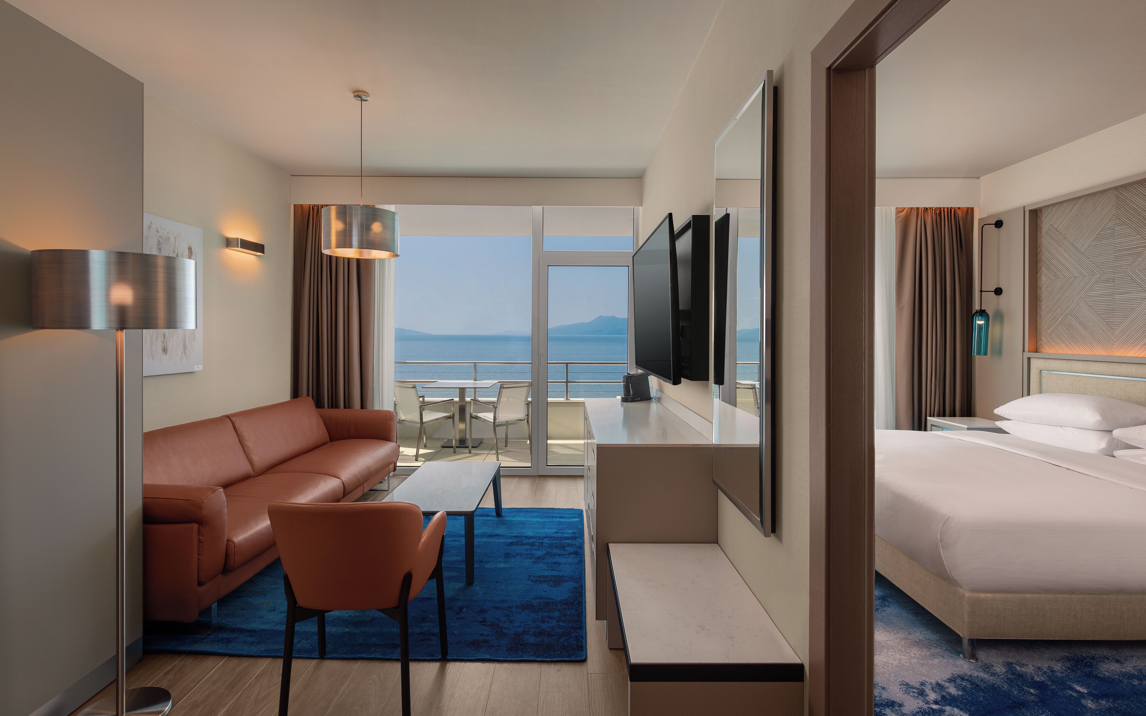 Villa, 2 Bedrooms | Hypo-allergenic bedding, minibar, in-room safe, laptop workspace