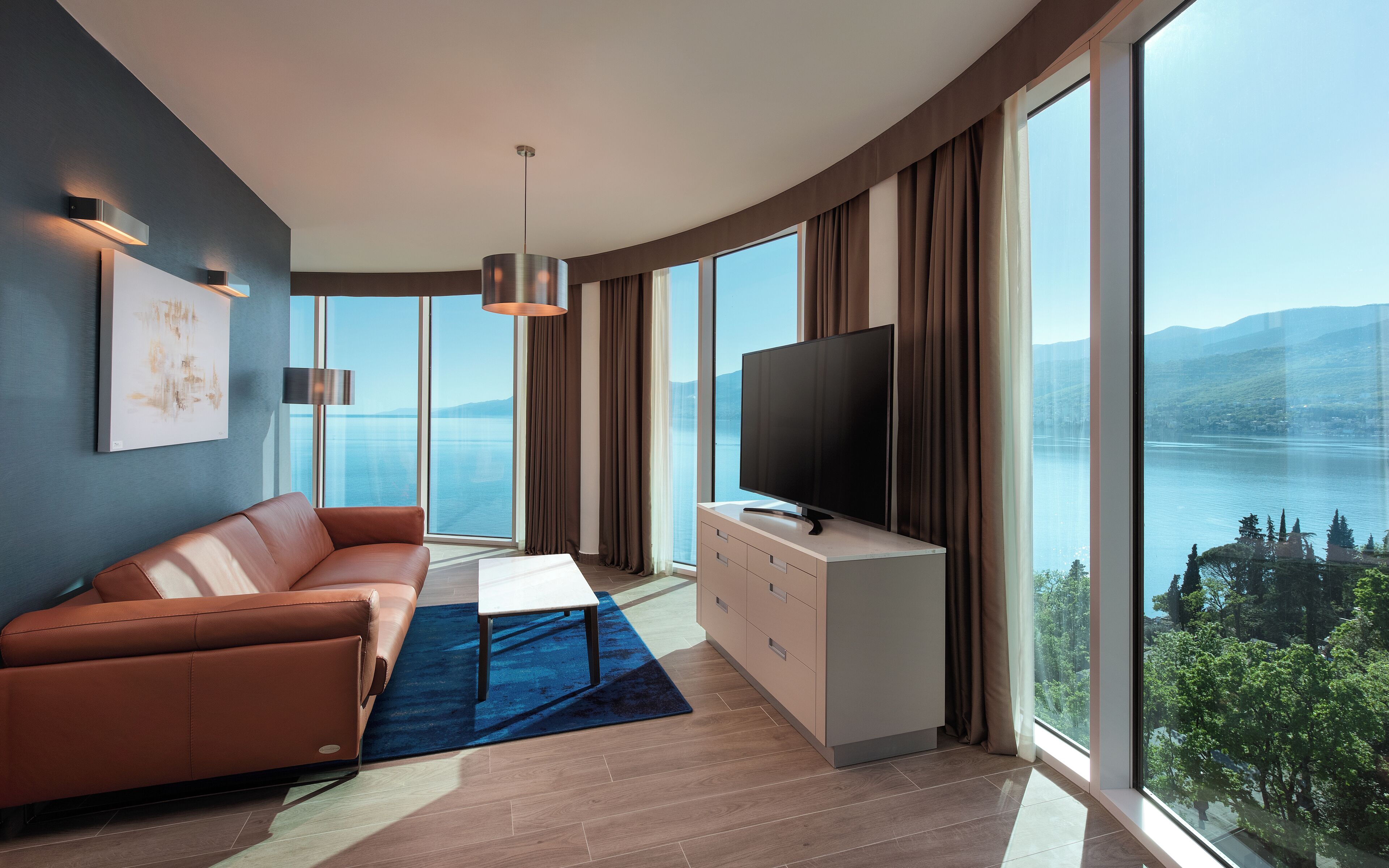 Suite, 1 King Bed (Costabella) | Hypo-allergenic bedding, minibar, in-room safe, laptop workspace