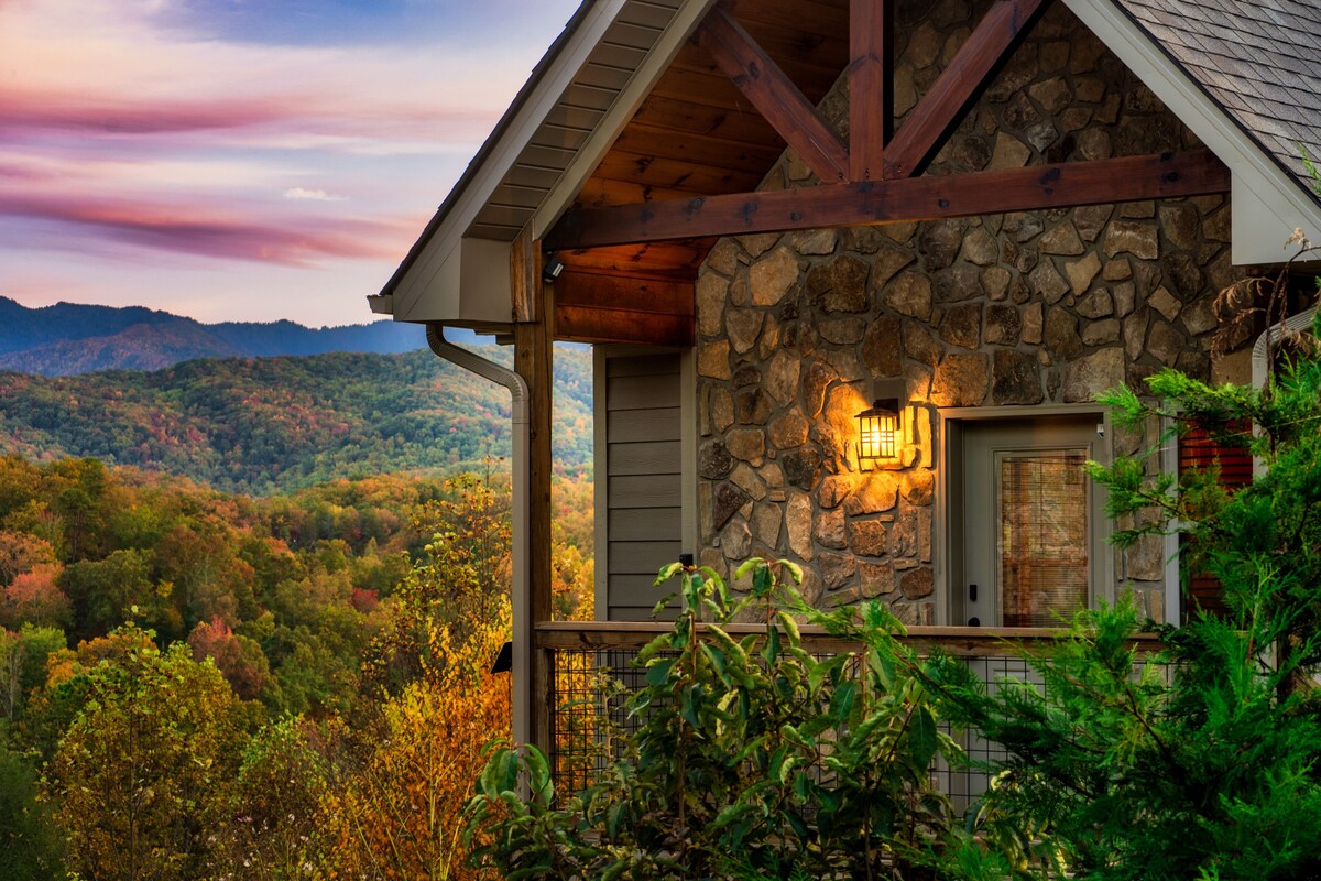 Photo 87 of Luxury 3 King Suites Cabin, Mountain Views, FirePit, HotTub, Games, Pet friendly