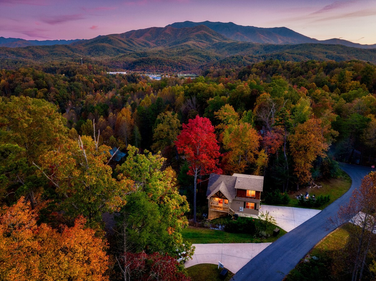 Photo 106 of Luxury 3 King Suites Cabin, Mountain Views, FirePit, HotTub, Games, Pet friendly