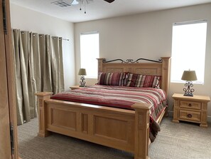 3 bedrooms, iron/ironing board, free WiFi, bed sheets