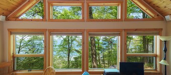 Gebhard Chalet - Charming, private, beachfront chalet nestled in a wooded dune on Lake Michigan