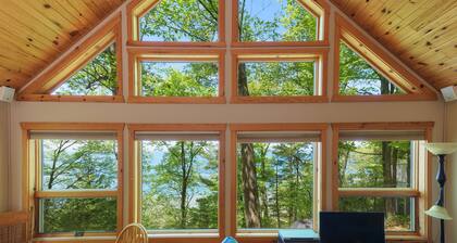 Gebhard Chalet - Charming, private, beachfront chalet nestled in a wooded dune on Lake Michigan