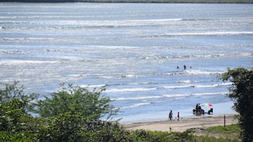 Vlak bij het strand