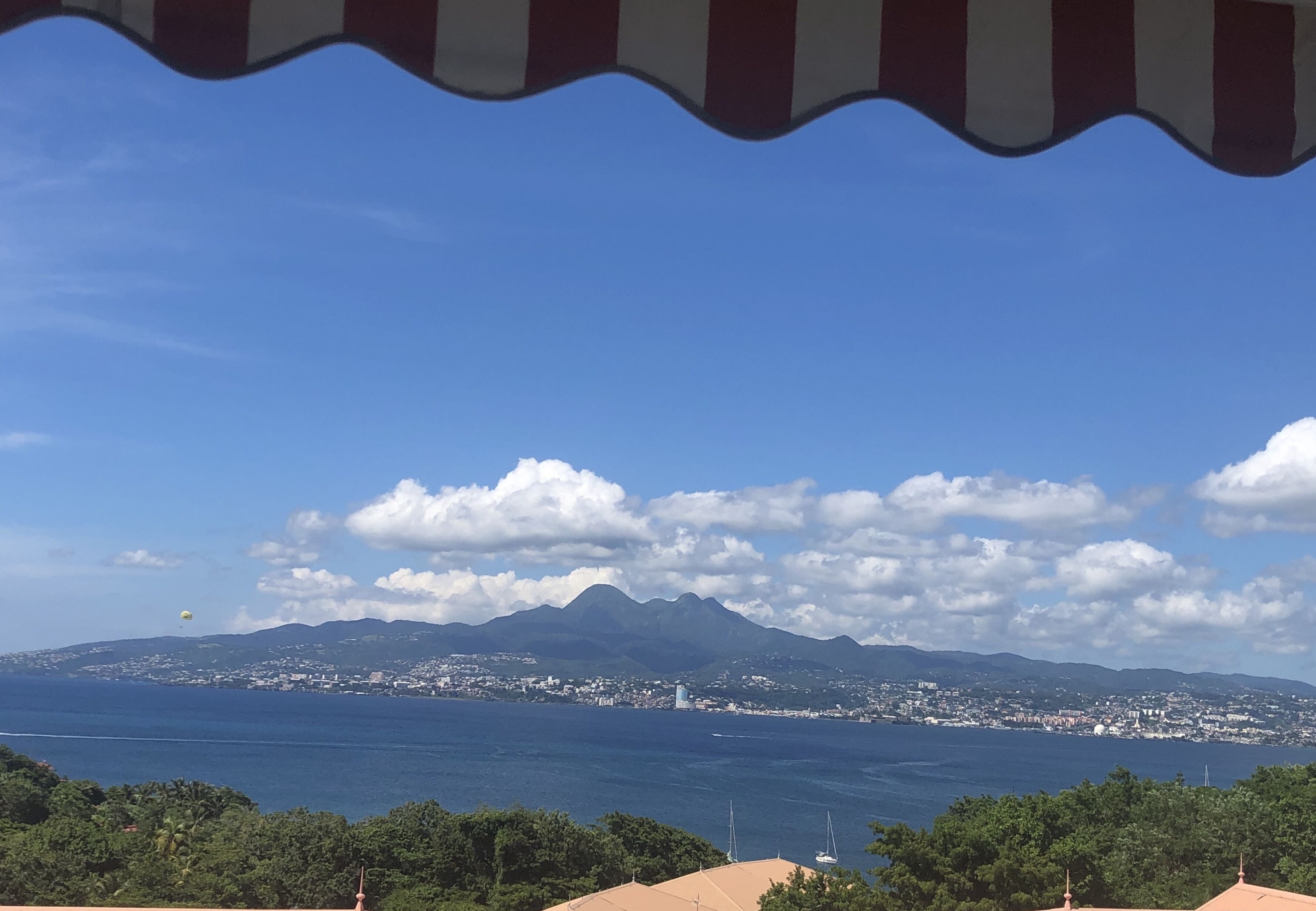 Blick von der Unterkunft