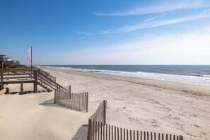 On the beach