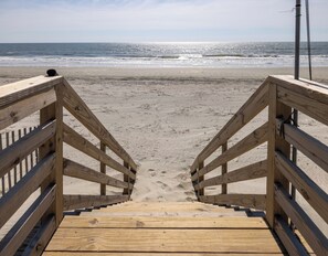 On the beach