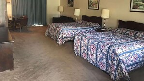 In-room safe, desk, laptop workspace, blackout drapes - The Chalet Motel (Manchester Center)