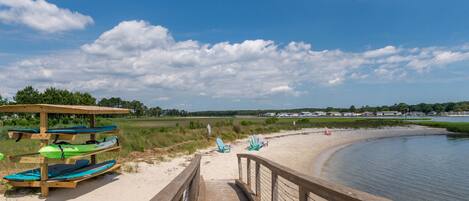 بالقرب من الشاطئ