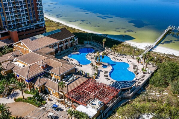 Indoor pool, a heated pool