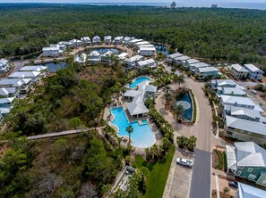 Exterior - Stay Where You’re Cared For—NatureWalk Seagrove w/ Zero-Entry Pool & 4 Bikes (Santa Rosa Beach)