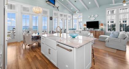 GULF FRONT Luxury Home in WaterColor, FL - Second Sandbar | 3BR/3.5BTH