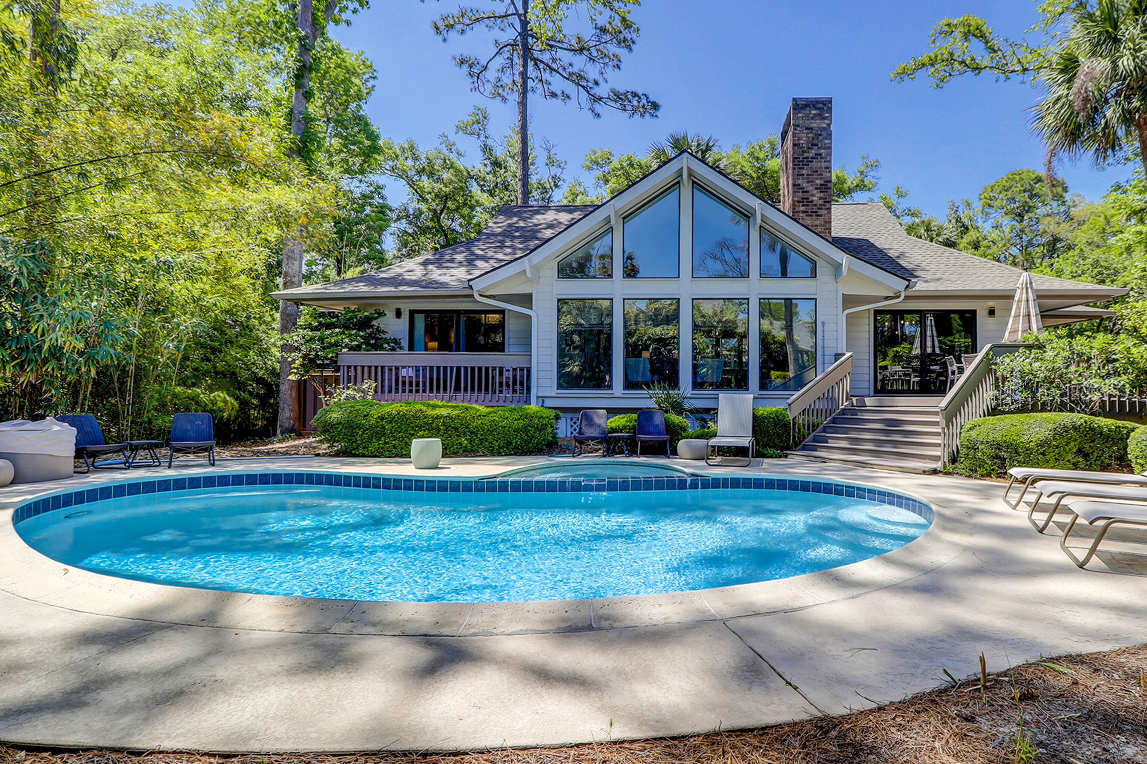 Recently Updated, Family-Friendly Beach Home w/ a Private Pool & Pool Spa