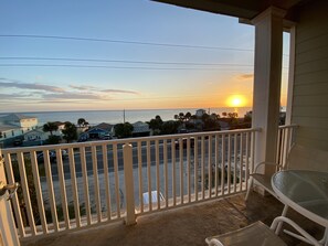 Property grounds -
Remodeled 3 BR/2BA condo steps to the beach! Sunset views and private garage. (Panama City Beach)