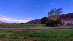 Property grounds - Rockopelli. Modern home in the Wild West. (Moab)