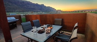 Rockopelli. Modern home in the Wild West.