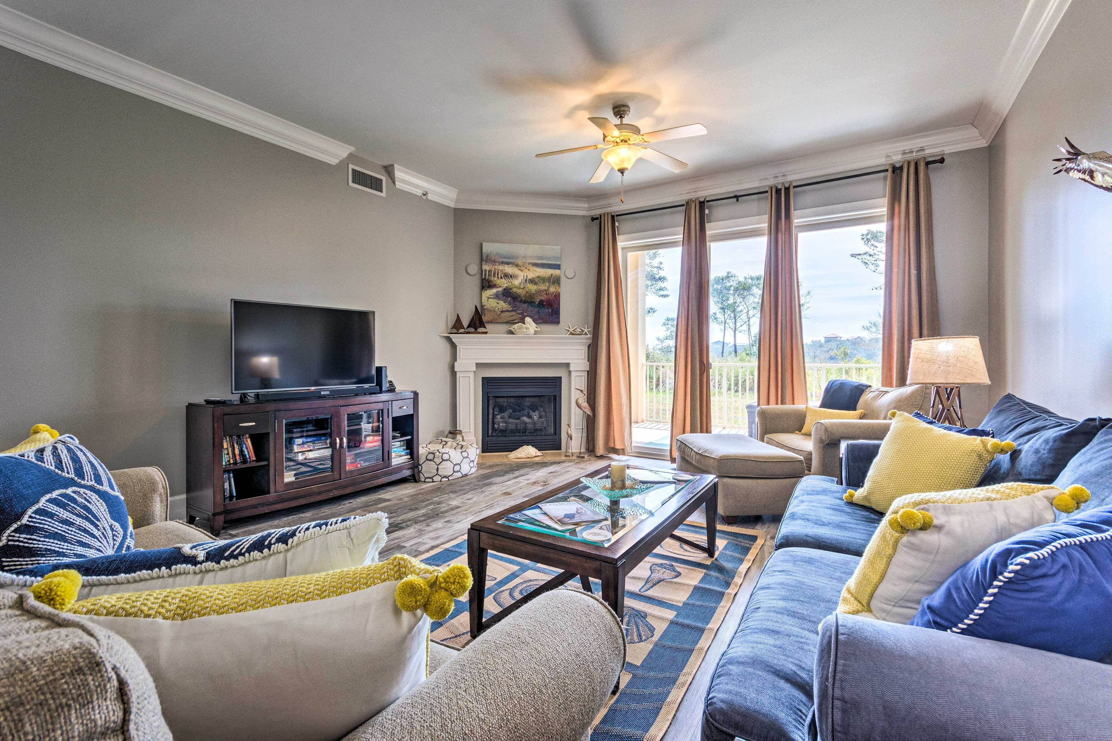 30A Retreat w/ Patio & Resort Amenities!