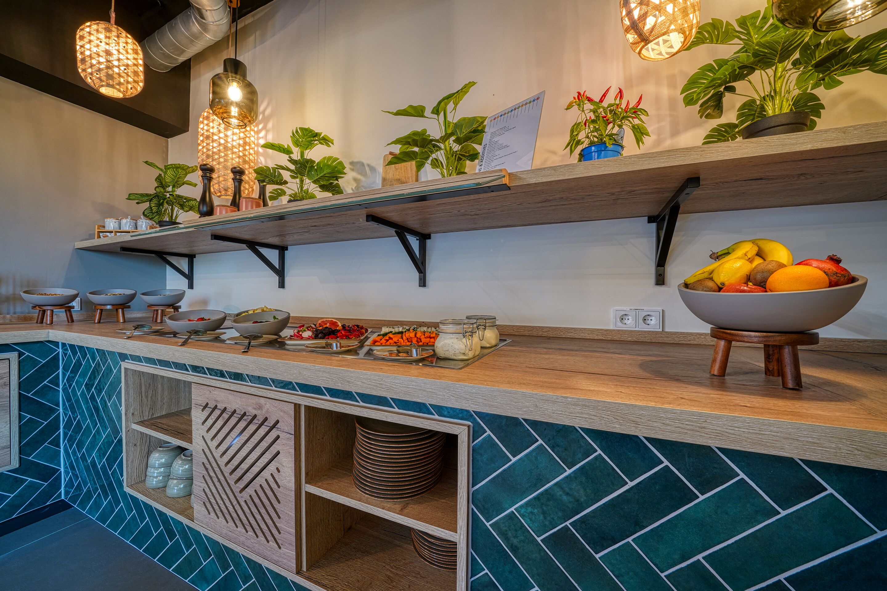 daily buffet breakfast (eur 17.9 per person)