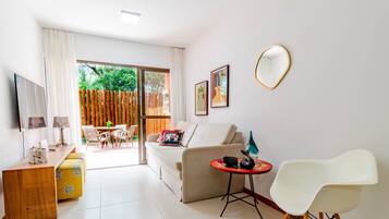 Apartamento | Sala de estar | Smart TV