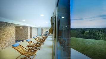 Sauna, bain Ă  remous, hammam