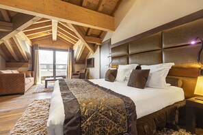 4 bedrooms, WiFi, bed sheets - Penthouse, Hotel Les Suites de la Potinière (Saint-Bon-Tarentaise)