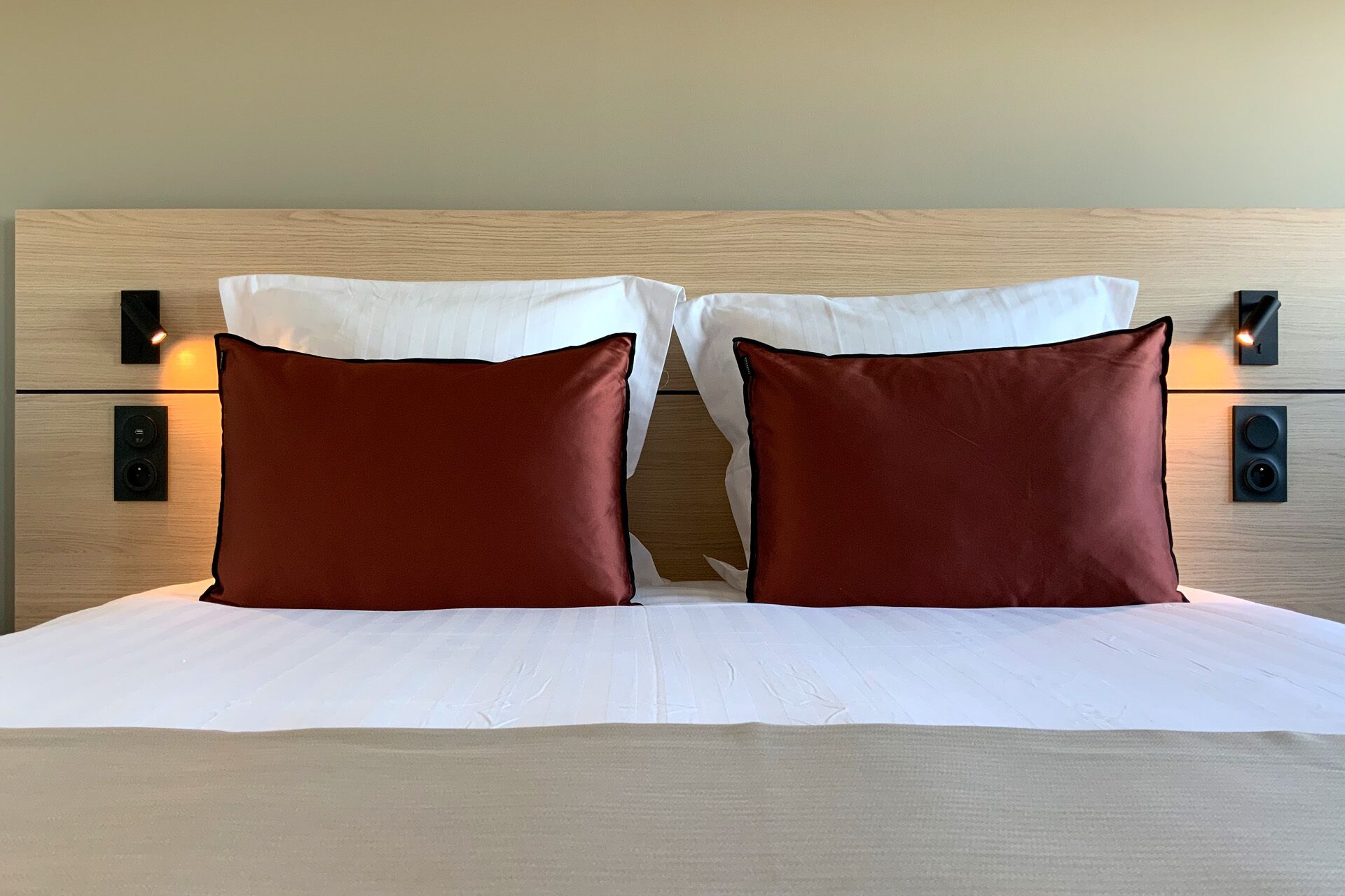 soundproofing, free cots/infant beds, free wifi, bed sheets