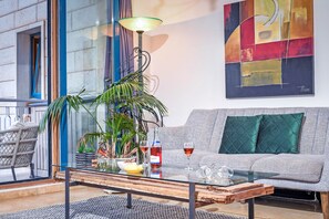 Apartment, 2 Schlafzimmer, Poolzugang | Innenbereich