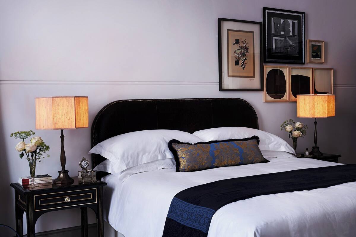 Egyptian cotton sheets, premium bedding, down duvets, memory-foam beds