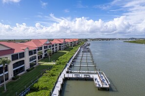 Marina - Pet Friendly Bouchelle Island Condo ~ Walk out sliders to the Pool ~ BO302-103 (New Smyrna Beach)