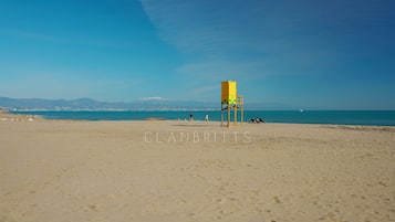 Na praia
