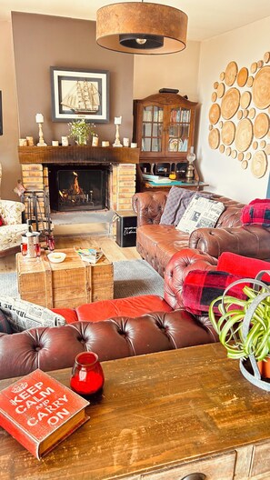 TV, peis, DVD-spiller og bøker