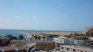 Vista a la playa o el mar