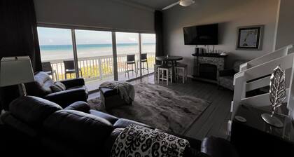 Oceanfront 3-story luxury 3-bedroom 2-bath with direct access to pristine beach
