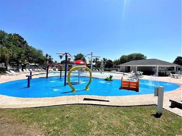 Indoor pool, outdoor pool