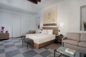 En 43-tommers smart-TV med kabel-kanaler samt TV og Netflix